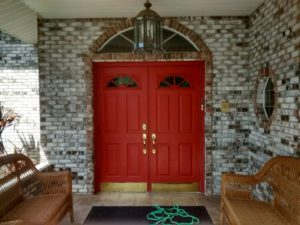 Red Entry Door